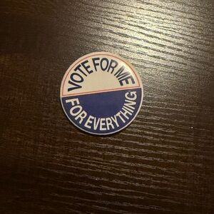 Taylor swift vote for me for everything pin official merch